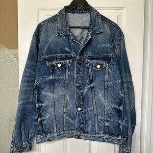 Nahmias Miracle Academy Denim Jacket Coat Long Sleeve